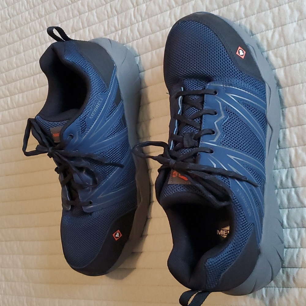 Merrell Fullbench Superlite AT Shoes, Size 13W, Blue - Picture 2 of 5